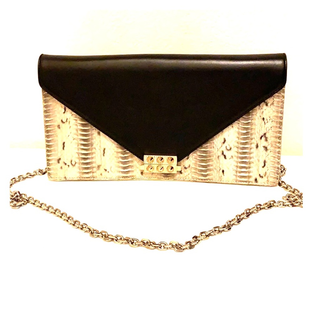 Christian Louboutin Watersnake Leather Flap Bag